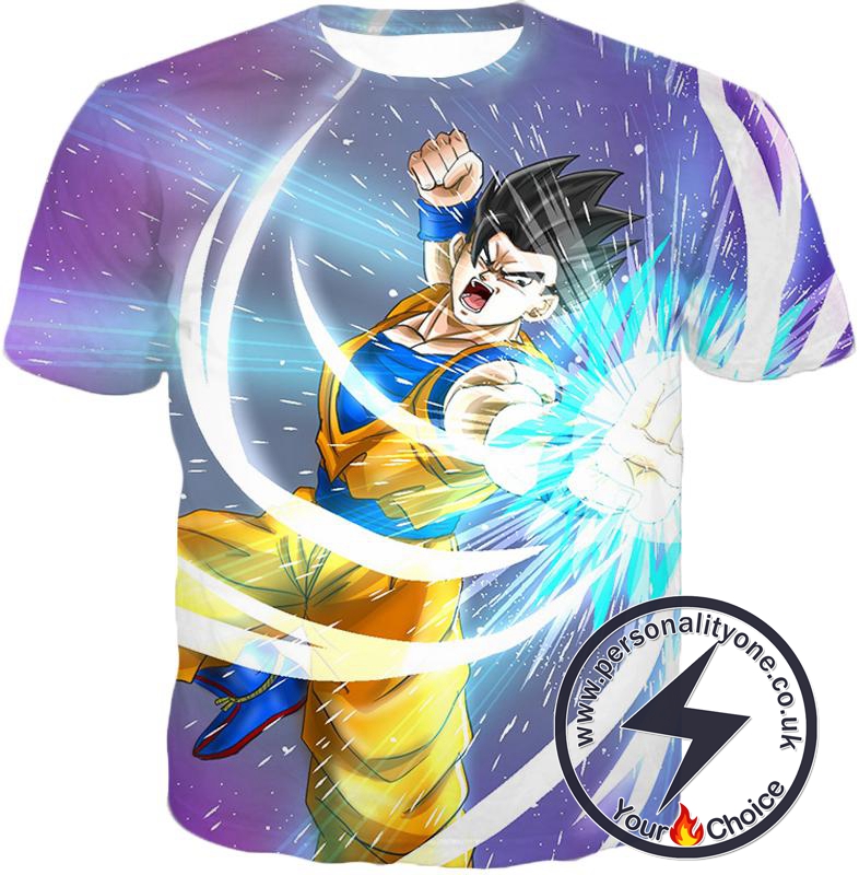 Dragon Ball Super Awesome Saiyan Hero Gohan Cool Anime Action T-Shirt