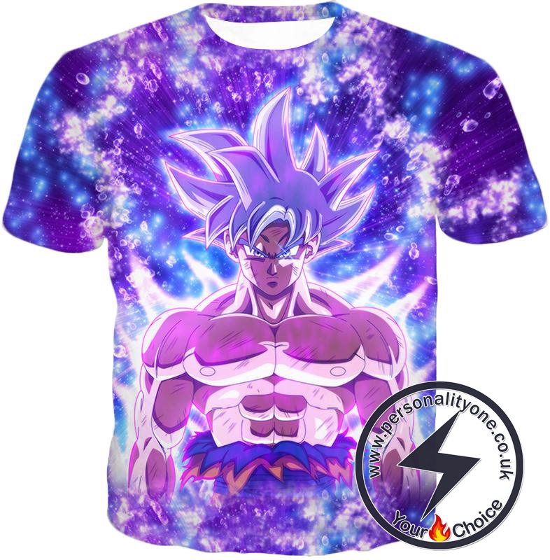 Dragon Ball Super Awesome Ultra Instinct Goku Cool Anime Promo Graphic T-Shirt