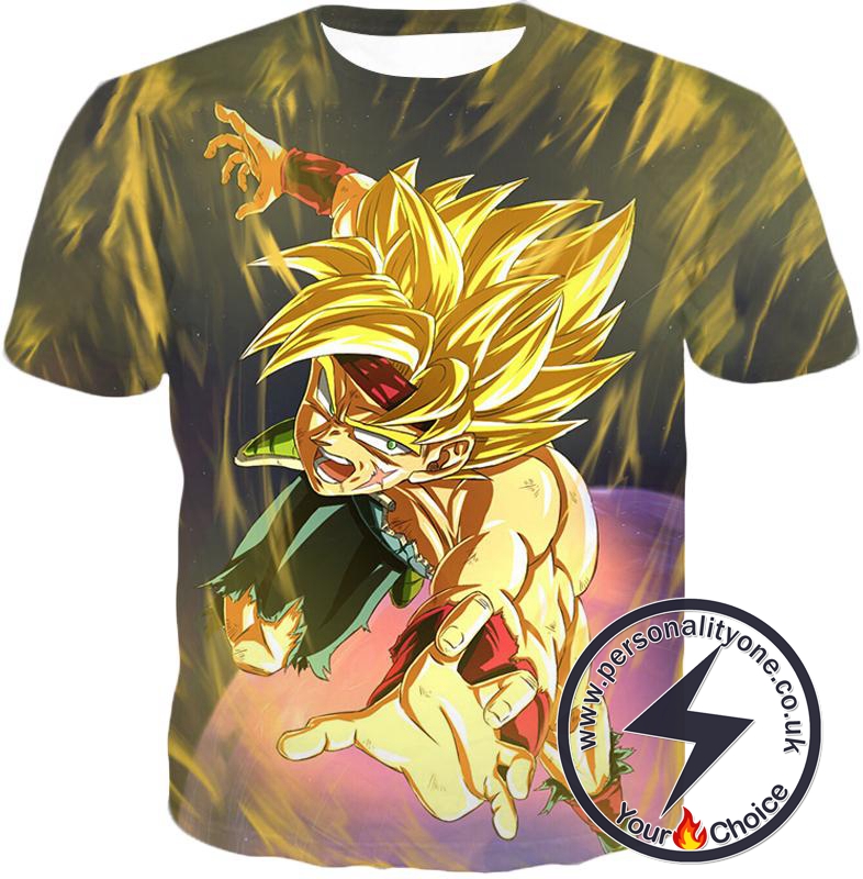 Dragon Ball Super Bardock the Ultimate Super Saiyan Awesome Anime Black T-Shirt