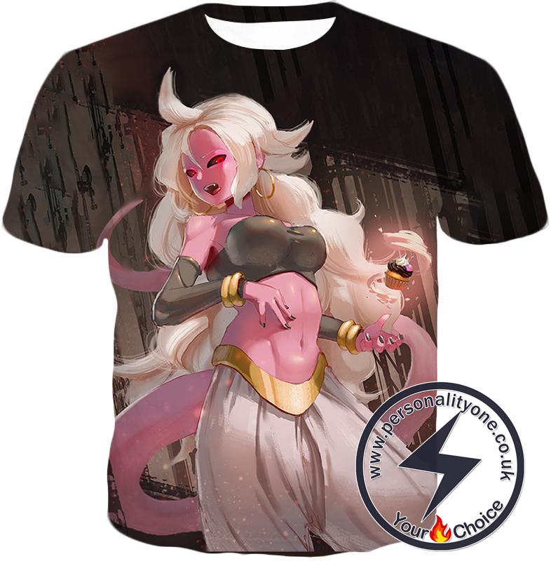 Dragon Ball Super Cool Dragon Ball Super Villain Android 21 Ultimate Form Promo T-Shirt