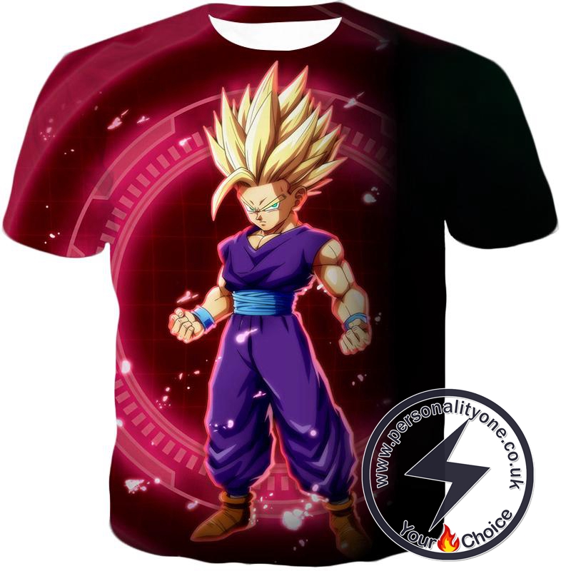 Dragon Ball Super Cool Fighter Gohan Super Saiyan 2 Form Promo Anime T-Shirt