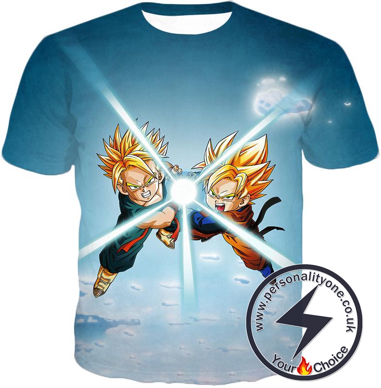 Dragon Ball Super Cool Saiyans Gotan x Trunks Blast Action T-Shirt