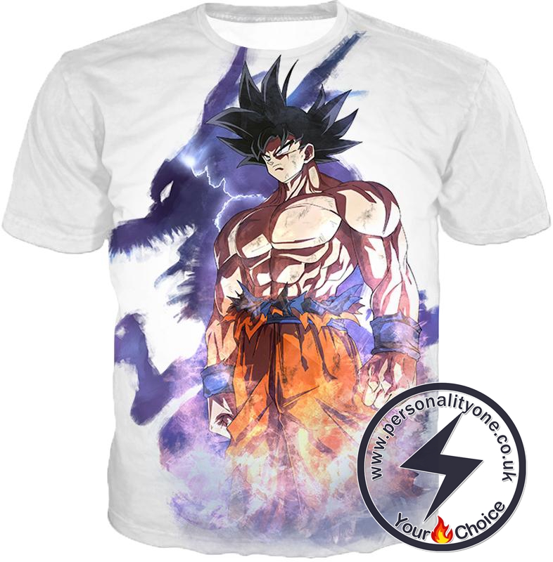 Dragon Ball Super Dragon Ball Favourite Hero Goku Awesome Promo White T-Shirt