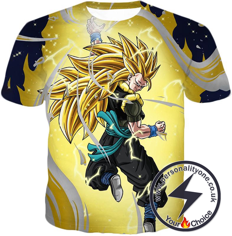 Dragon Ball Super Gogeta Xeno Awesome Super Saiyan 3 Form Action Anime T-Shirt