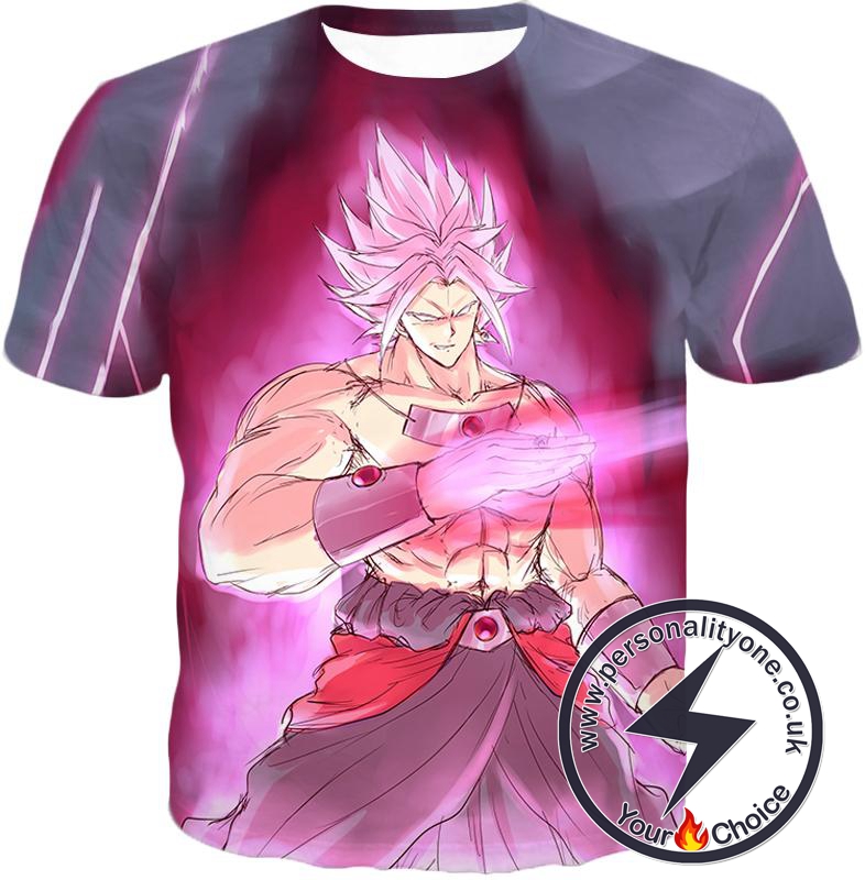 Dragon Ball Super Harnessing Infinite Power Broly The Legendary Super Saiyan Cool Anime T-Shirt