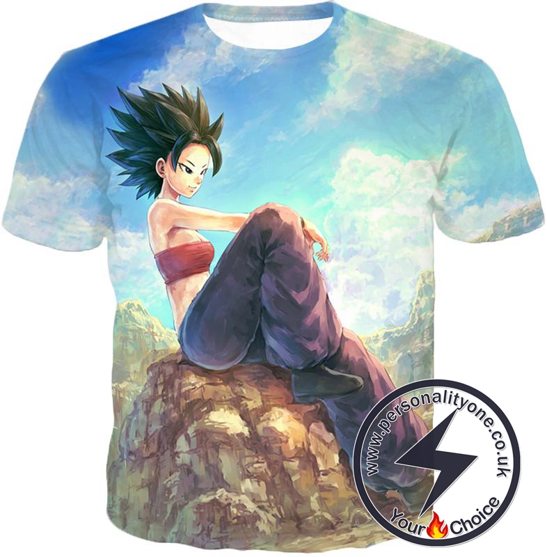 Dragon Ball Super Super Cool Female Universe 6 Saiyan Caulifla Awesome T-Shirt