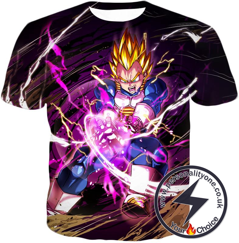 Dragon Ball Super Super Saiyan Warrior Prince Vegeta Ultimate Action T-Shirt