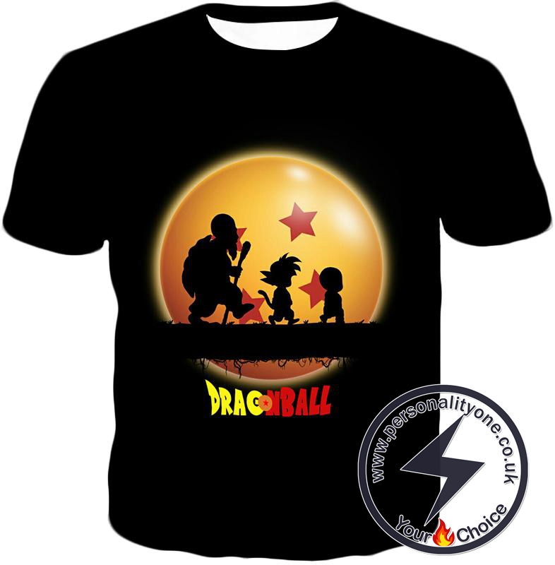 Dragon Ball Super Ultimate Action Anime Dragon Ball Cool Promo Black T-Shirt