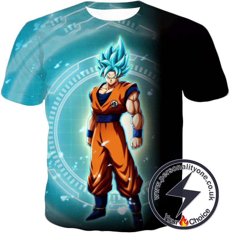 Dragon Ball Super Ultimate Goku Super Saiyan Blue Promo Anime T-Shirt