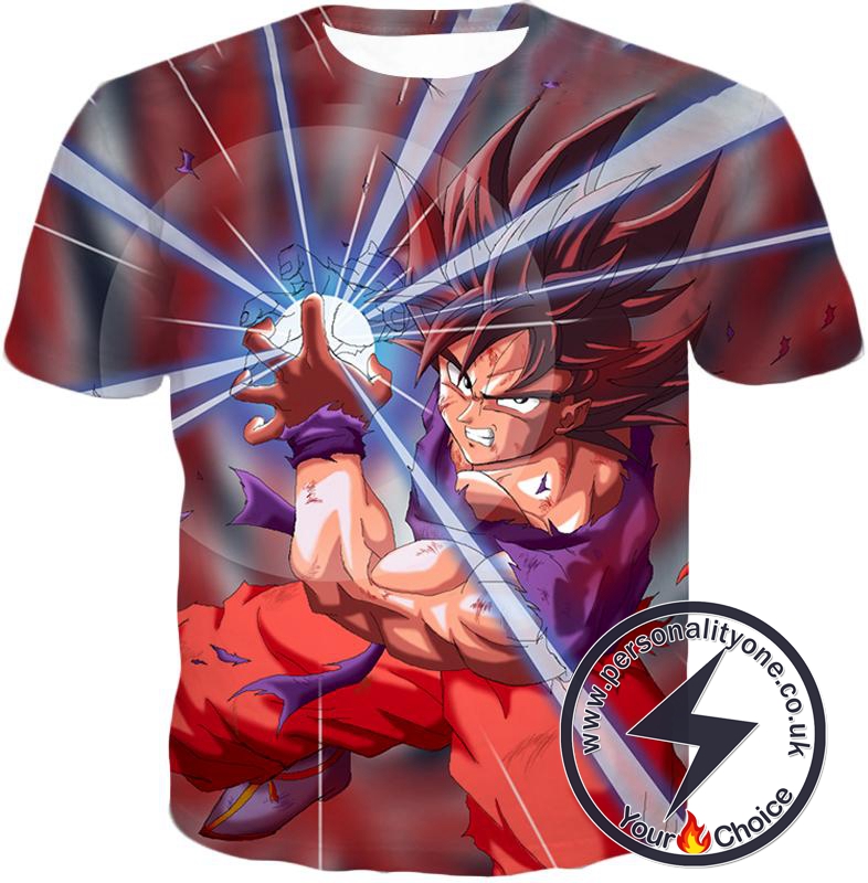 Dragon Ball Super Ultimate Super Saiyan God Goku Action Anime Cool T-Shirt