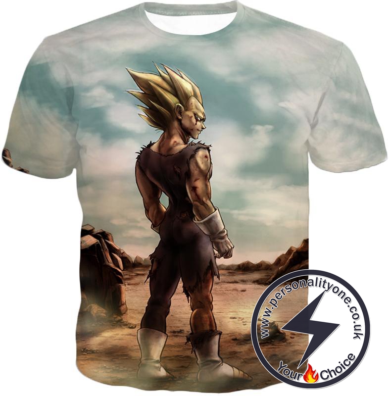 Dragon Ball Super Vegeta Super Saiyan 2 Awesome Graphic Anime T-Shirt