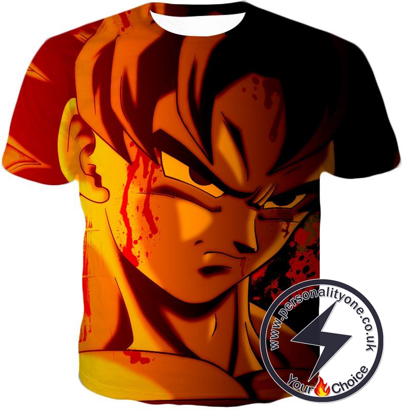 Dragon Ball Z T-Shirt - Bleeding Injured Goku