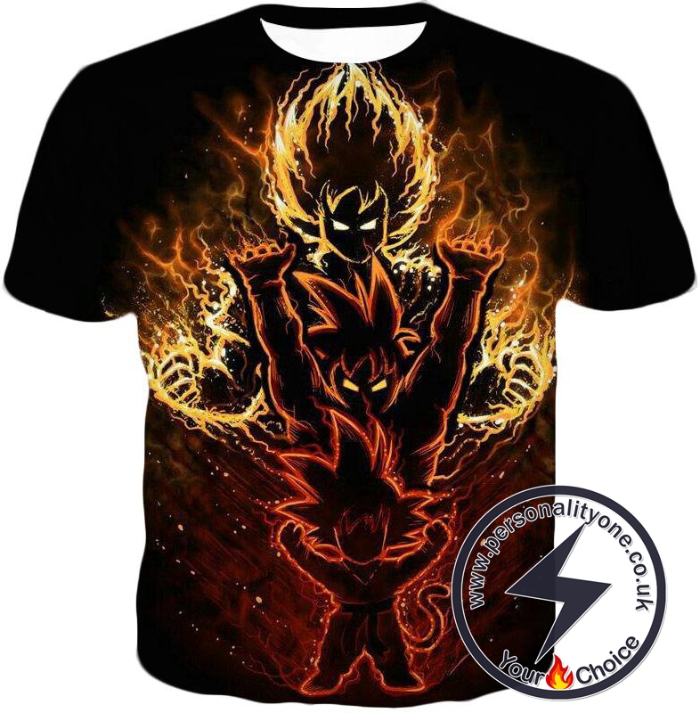 Dragon Ball Z T-Shirt - Kid Goku Evolution