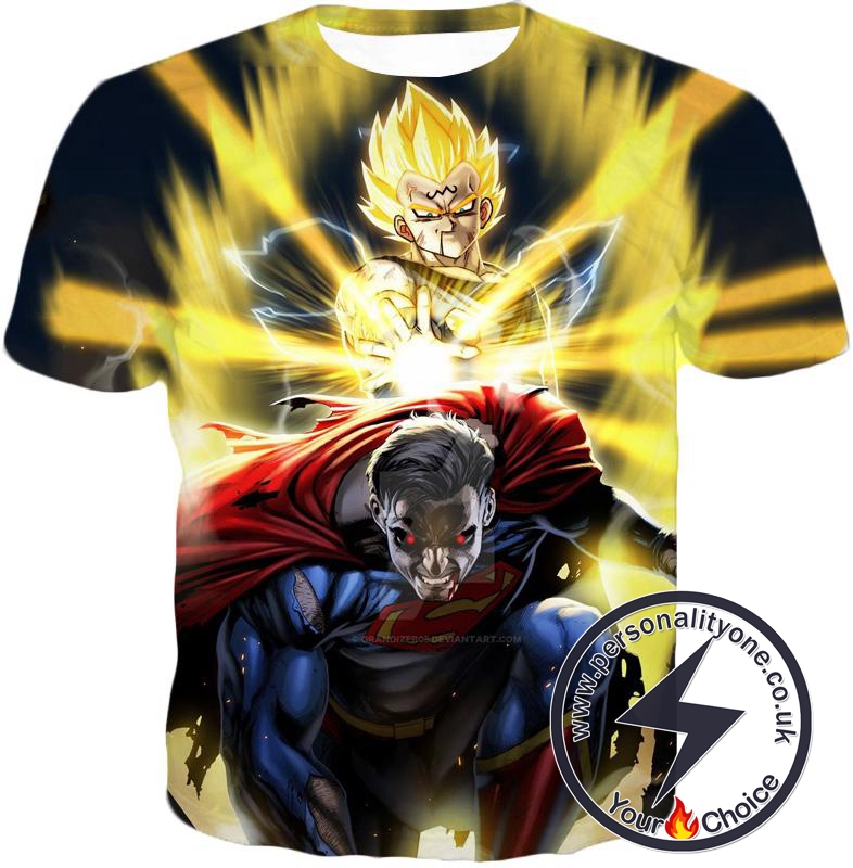 Dragon Ball Z T-Shirt - Majin Vegeta And Spuerman