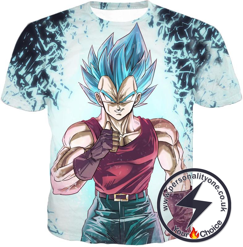 Dragon Ball Z T-Shirt - Super Saiyan Blue Vegeta GT