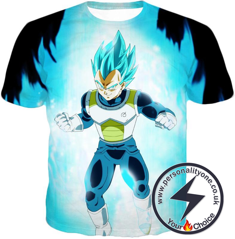 Dragon Ball Z T-Shirt - Super Saiyan Blue Vegeta SSB