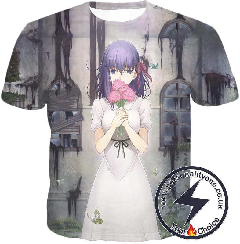 Fate Stay Night Beautiful Sakura Matou Fate Stay Night T-Shirt