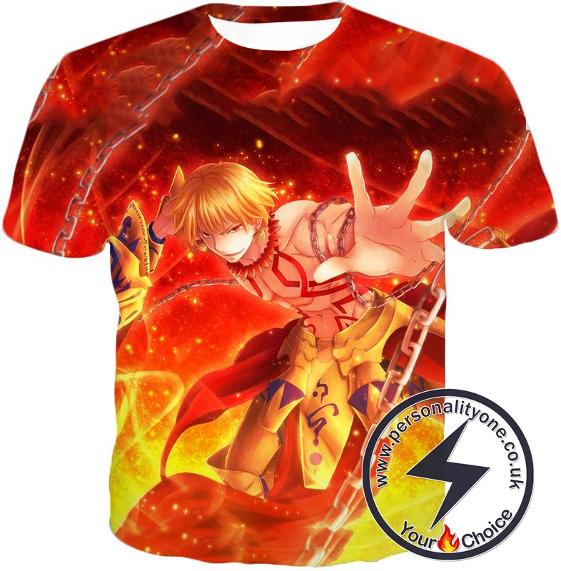 Fate Stay Night Cool Archer Class Heroic Spirit Gilgamesh T-Shirt