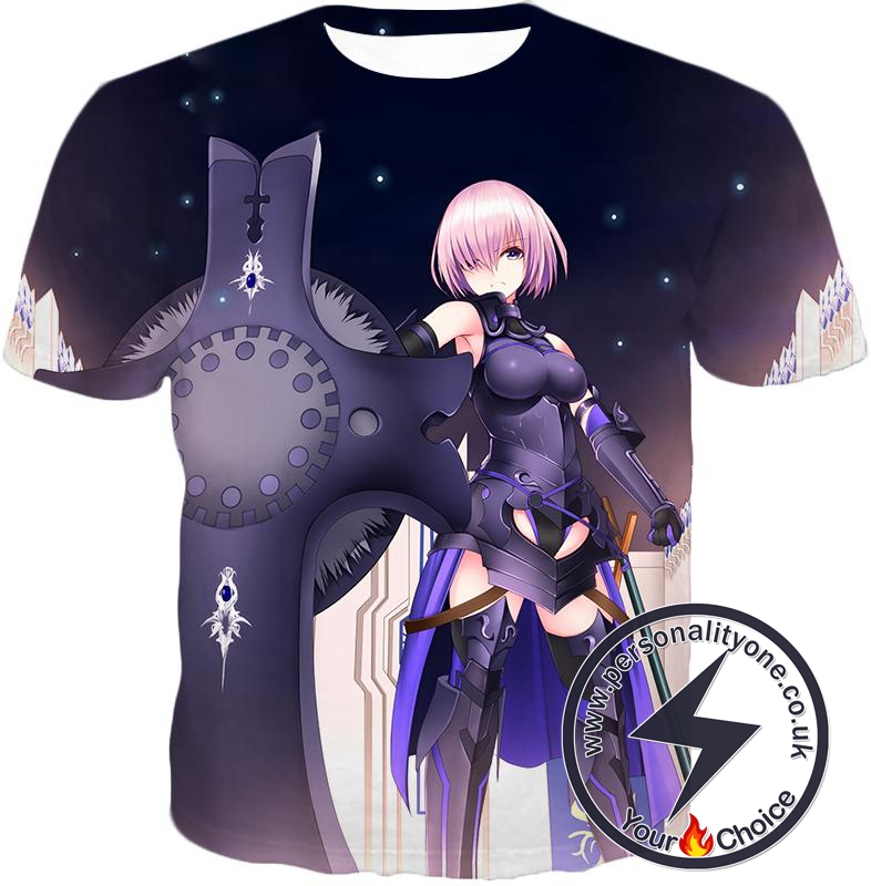 Fate Stay Night Cool Grand Order Demi-Servant Mash Kyrielight T-Shirt