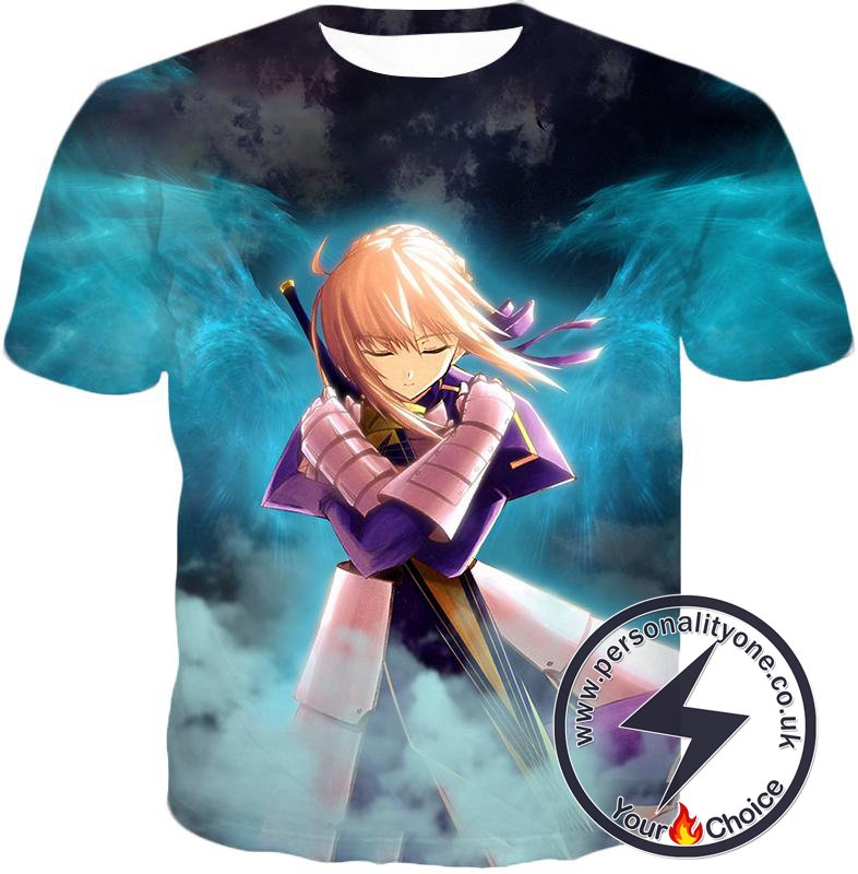 Fate Stay Night Cool King Arthur Saber Class Altria T-Shirt