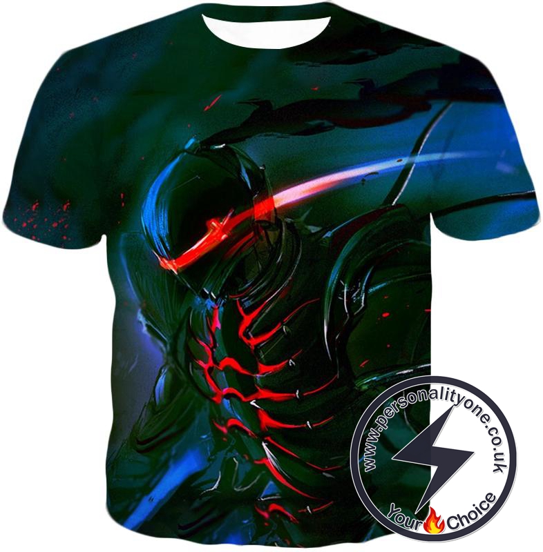 Fate Stay Night Deadly Berserker Lancelot Cool Black T-Shirt