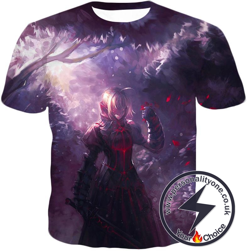 Fate Stay Night Fate Saber Arturia Alter Artoria Awesome T-Shirt