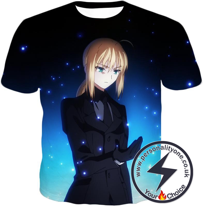 Fate Stay Night Fate Stay Night Saber Suit Altria Pendragon T-Shirt