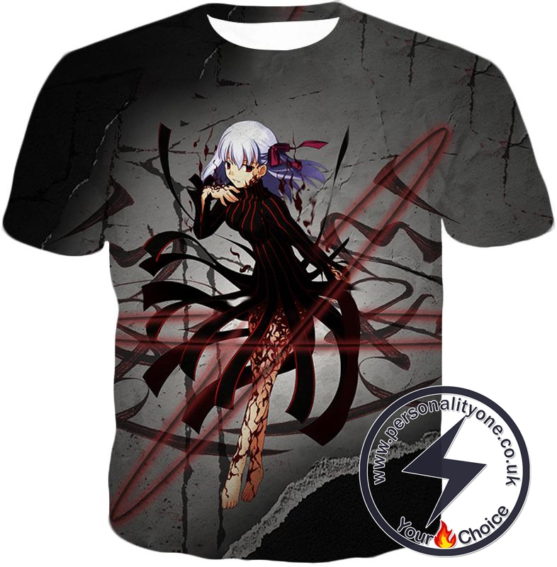 Fate Stay Night Fate Villain Dark Sakura Matou Action T-Shirt