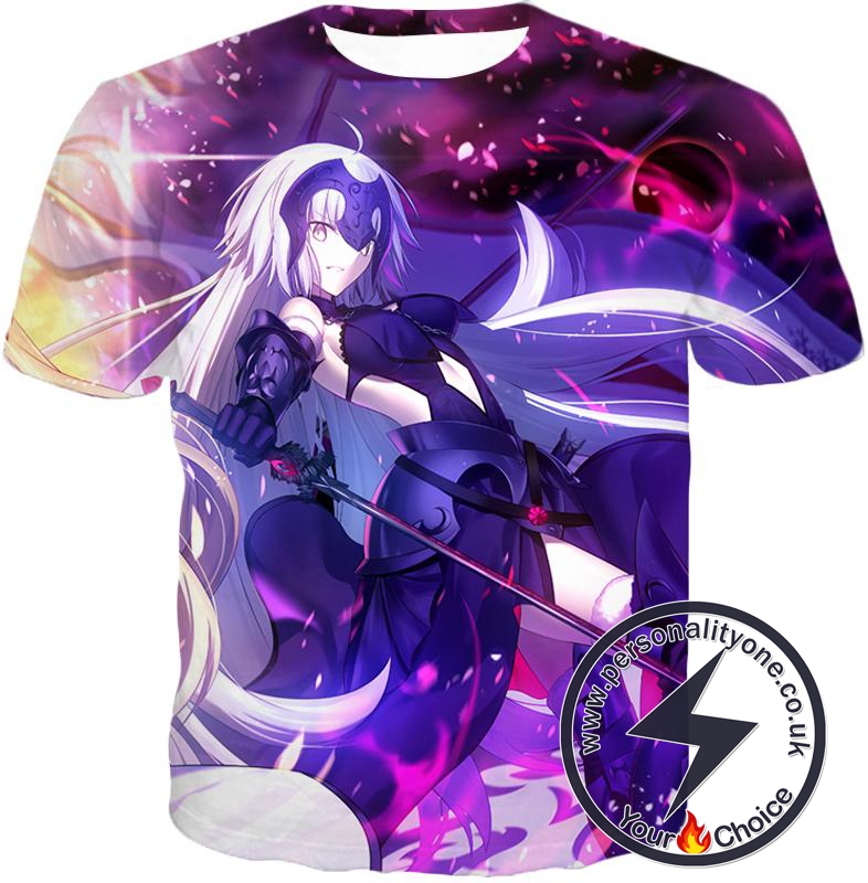 Fate Stay Night Jeanne Alter Grand Order Avenger Action T-Shirt