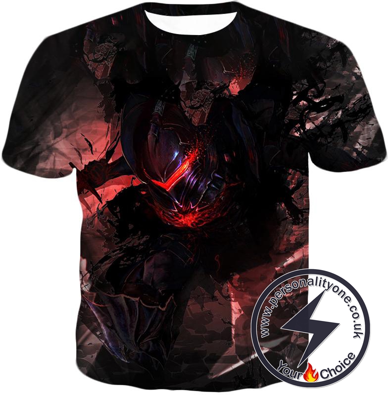 Fate Stay Night Powerful Berserker Lancelot Cool Action T-Shirt