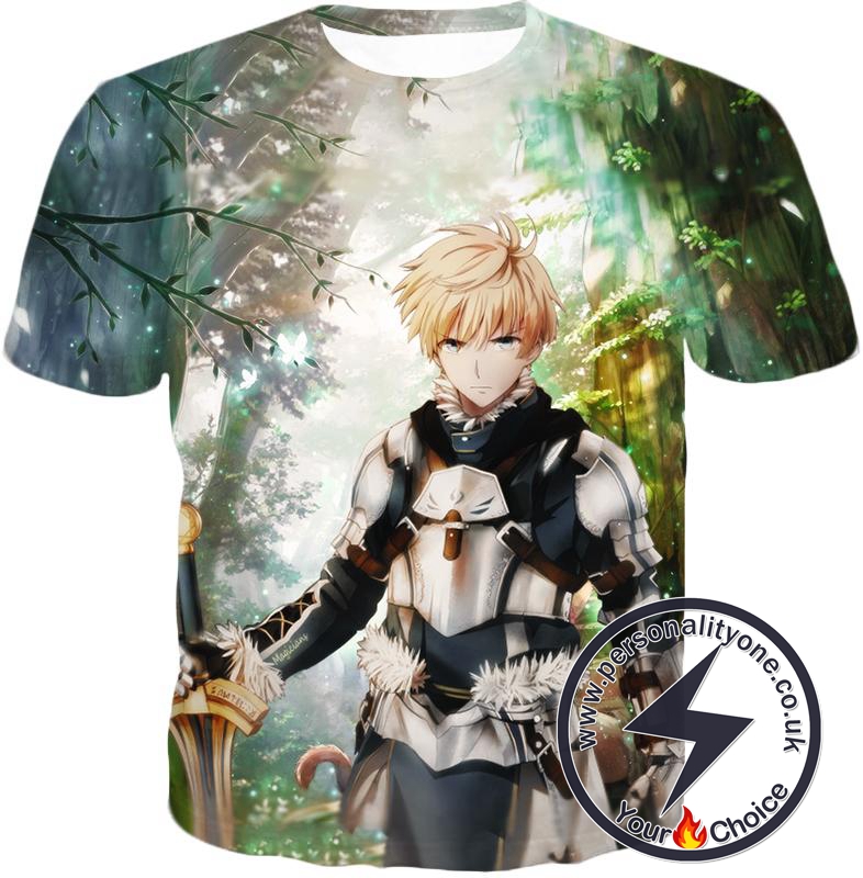 Fate Stay Night Saber Class Male King Arthur Awesome T-Shirt