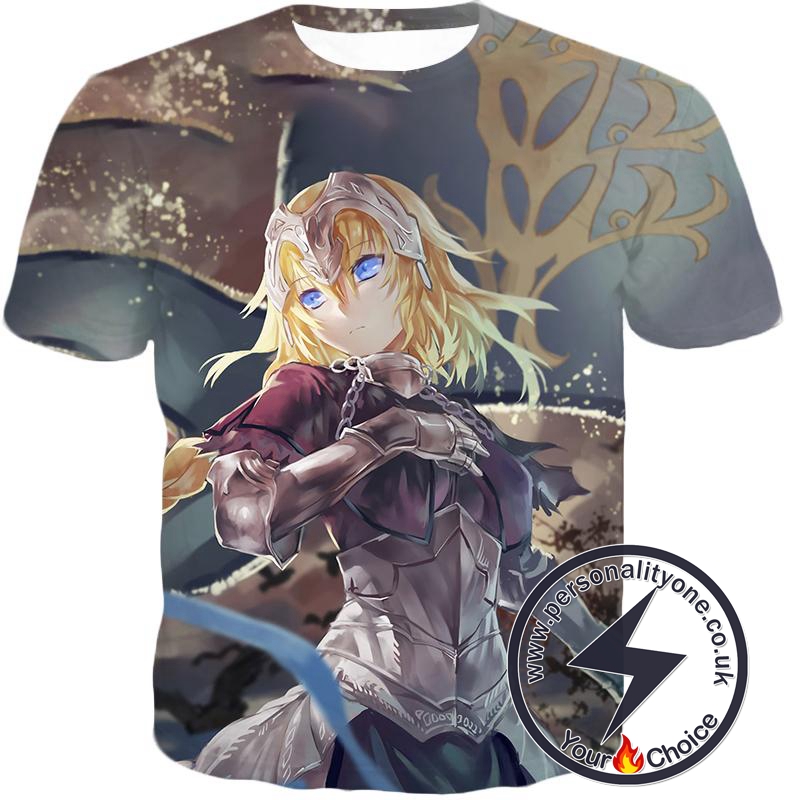 Fate Stay Night Super Hot Ruler Class Servant Jeanne dArc T-Shirt