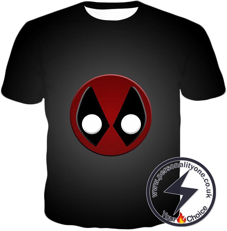 Favourite Deadpool Logo Cool Black T-Shirt