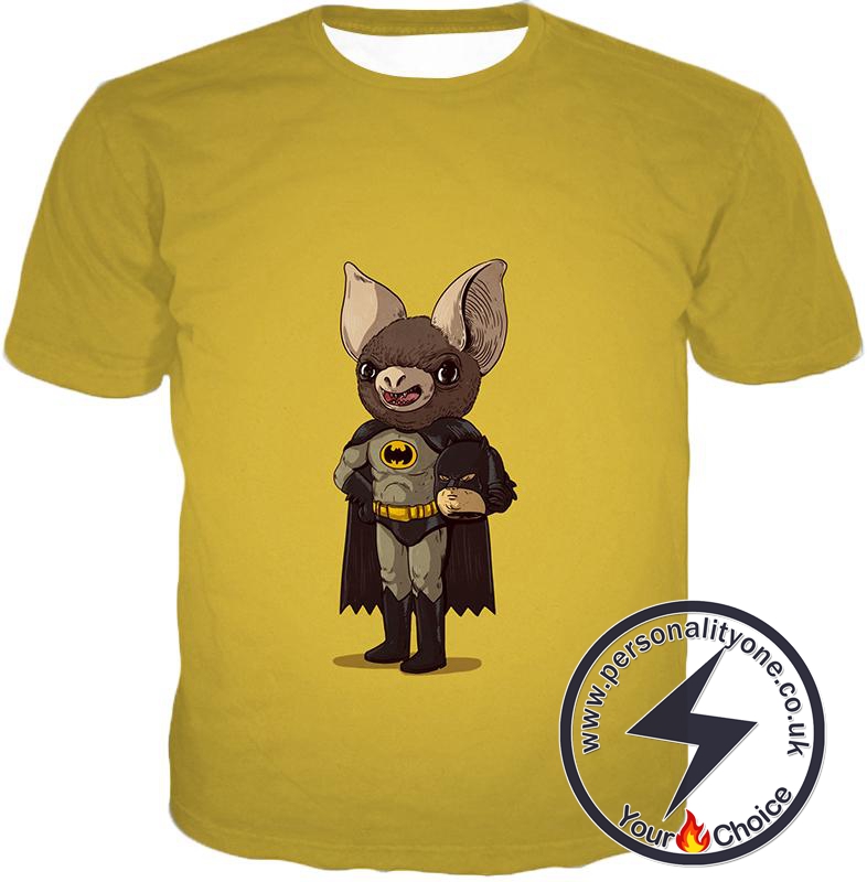 Funny Batman Promo Fan Art Yellow T-Shirt