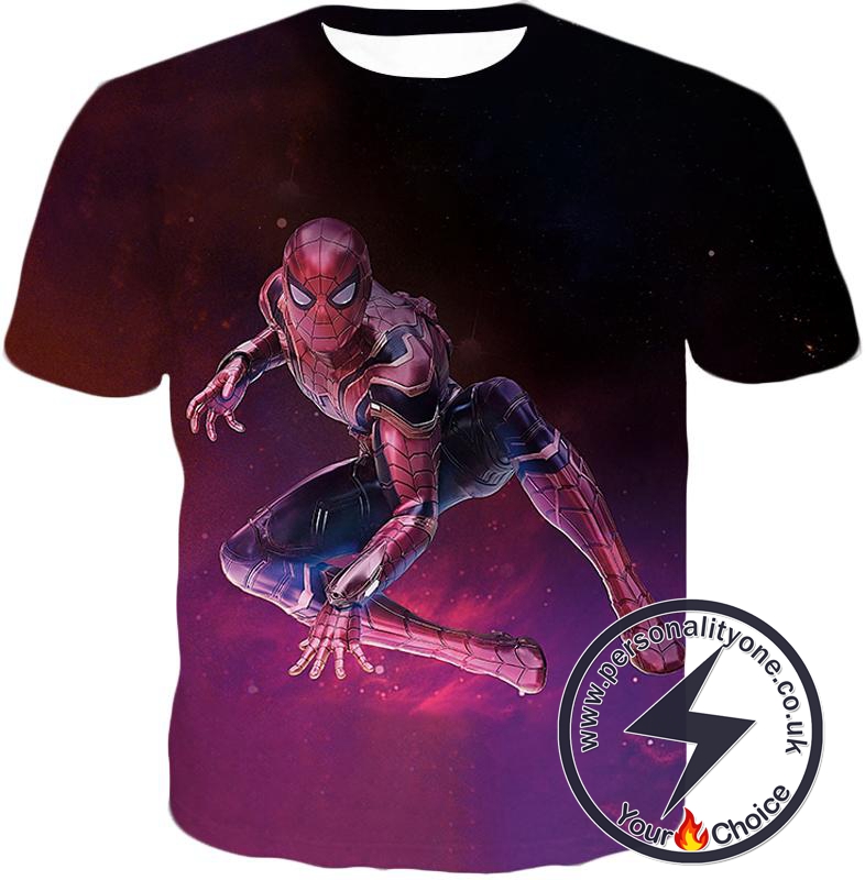 Marvels Latest Homecoming Spider Suit Spiderman Action T-Shirt