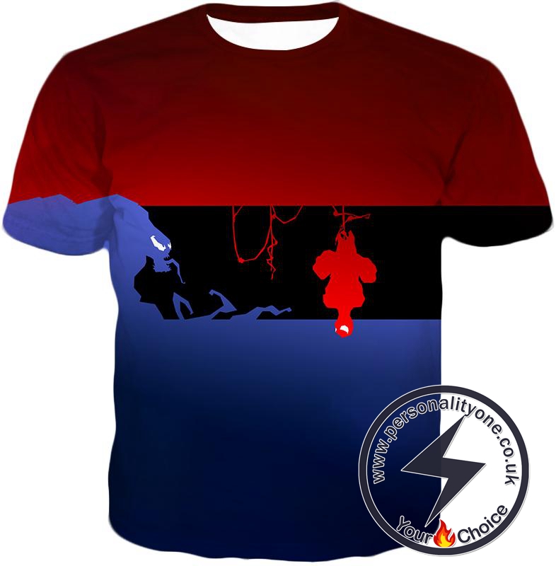 Marvels Spider-Man and Venom Animated T-Shirt