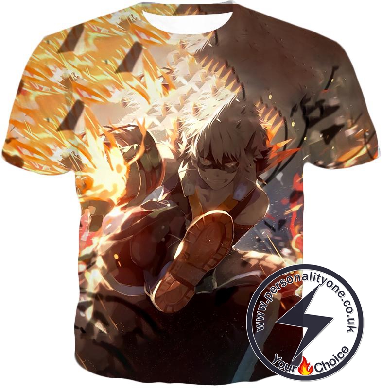 My Hero Academia Explosive Hero Bakugo Katsuki T-Shirt