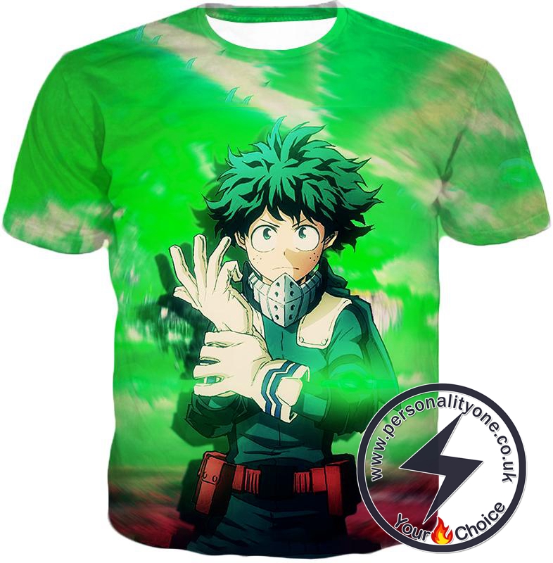 My Hero Academia Green One for All Izuki Midoriya T-Shirt