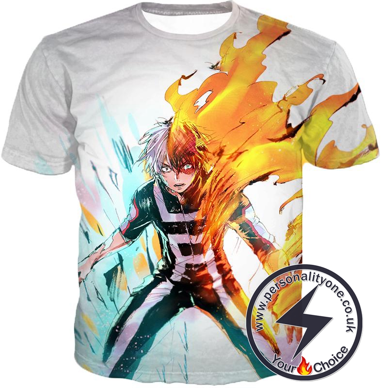 My Hero Academia Half-Cold Half-Hot Shoto Todoroki T-Shirt