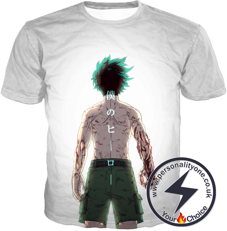 My Hero Academia Hero Enthusiast Izuki Midoriya White Promo T-Shirt