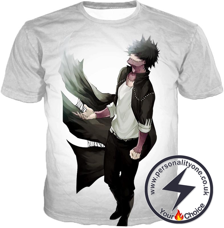 My Hero Academia White My Hero Academia Villain Dabi T-Shirt