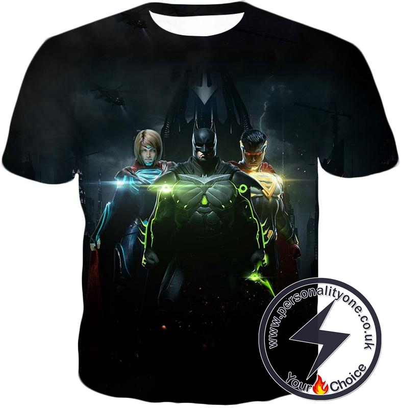 Next Generation Ultimate DC Heroes HD Graphic Black T-Shirt