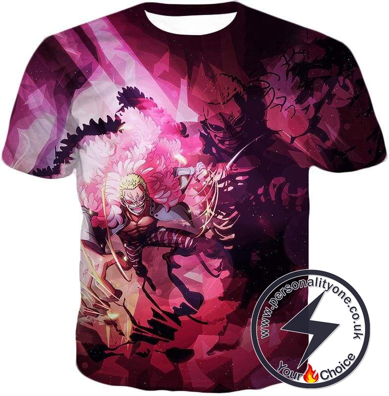 One Piece Awesome One Piece Villain Warlord Doflamingo aka Joker Cool T-Shirt