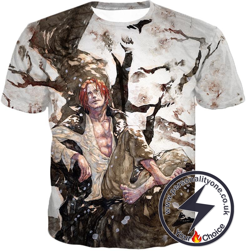 One Piece Coolest Pirate Emperor Shanks Awesome T-Shirt