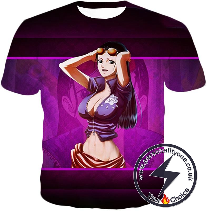 One Piece Sexy One Piece Girl Nico Robin Of Straw Hat Pirates T Shirt Anime Custom Hoodies Jacket 0072