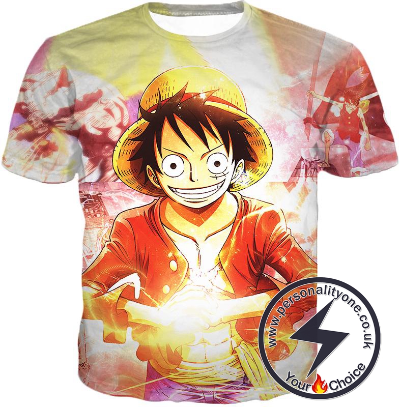 One Piece Straw Hat Pirate Captain Monkey D Luffy Cool T-Shirt