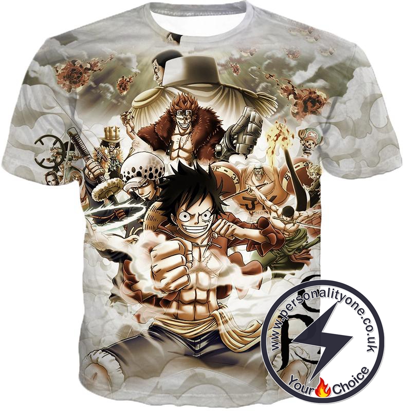 One Piece Worst Generation Highest Bounty Pirates All in One Cool T-Shirt