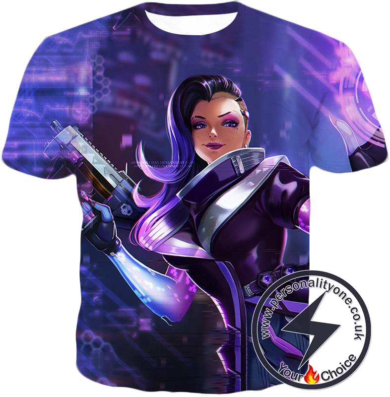 Overwatch Amazing Offense Character Sombra T-Shirt