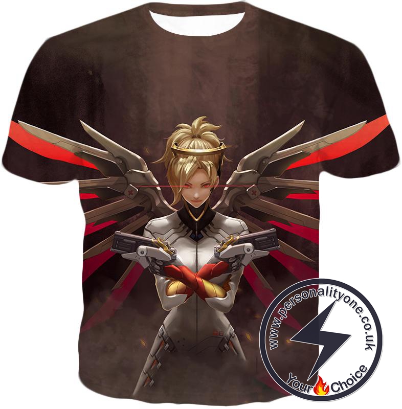 Overwatch Beautiful Team Support Mercy T-Shirt