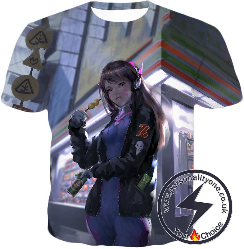 Overwatch Best Overwatch Tank Support D.Va Cool T-Shirt